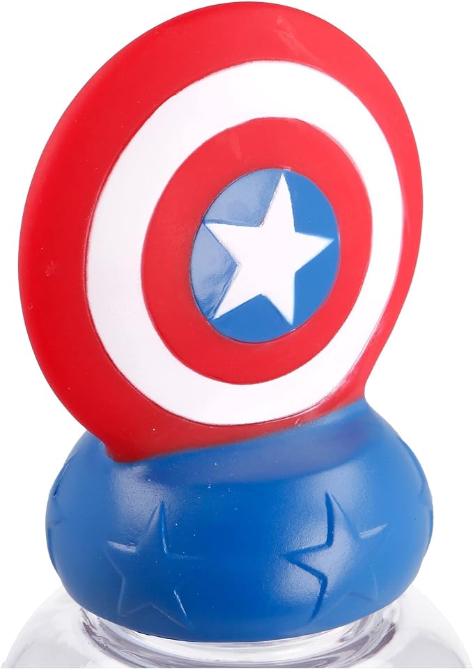 3D Captain America Character Head Sipper