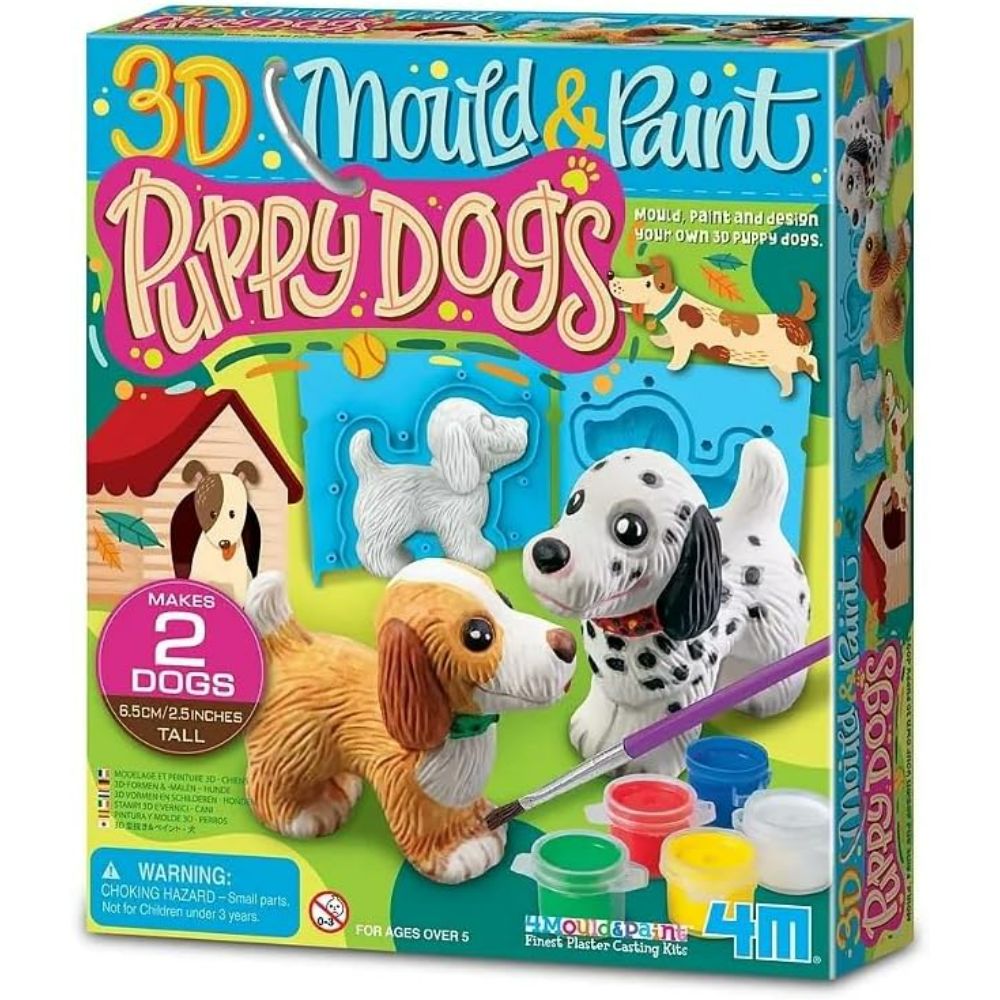 3D Mould Paint Puppy Dogs