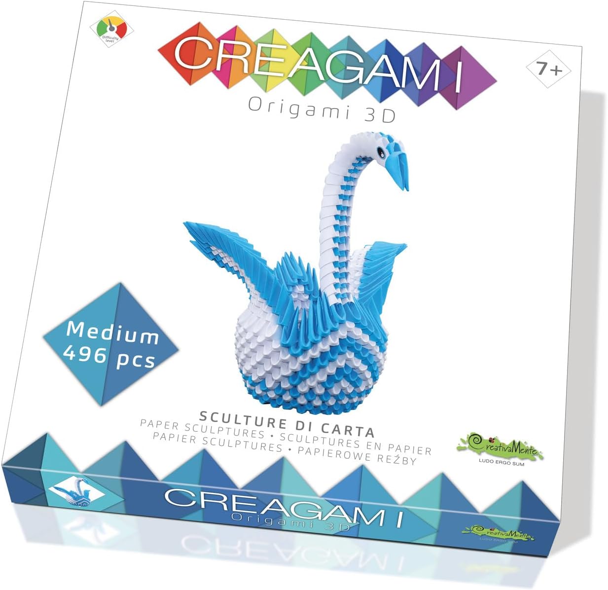 3D Swan Origami Craft Set