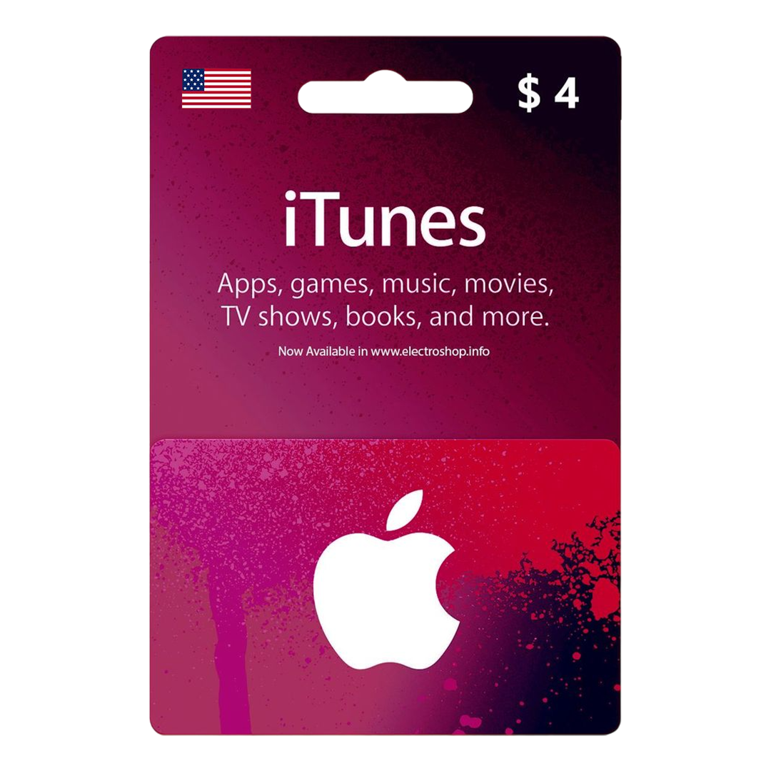 Buy Apple iTunes Gift Card USA Store 4$  | Yallatoys.com