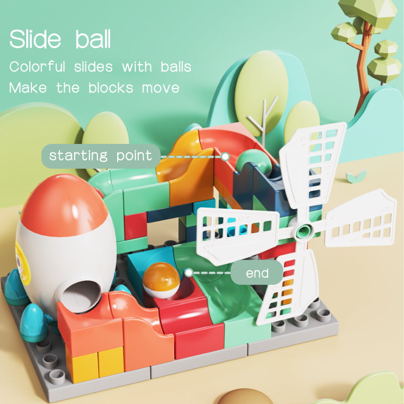 Buy Space Orbita Rolling Ball Building Block 71pcs Activity Game | Yallatoys.com