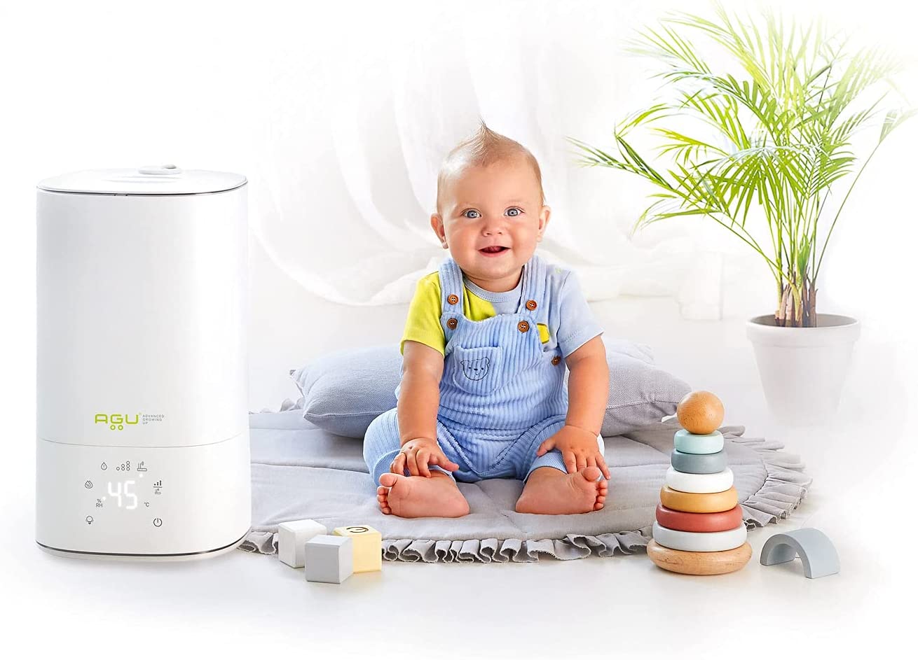Agu Baby Smart Humidifier White Agu Baby Yallatoys