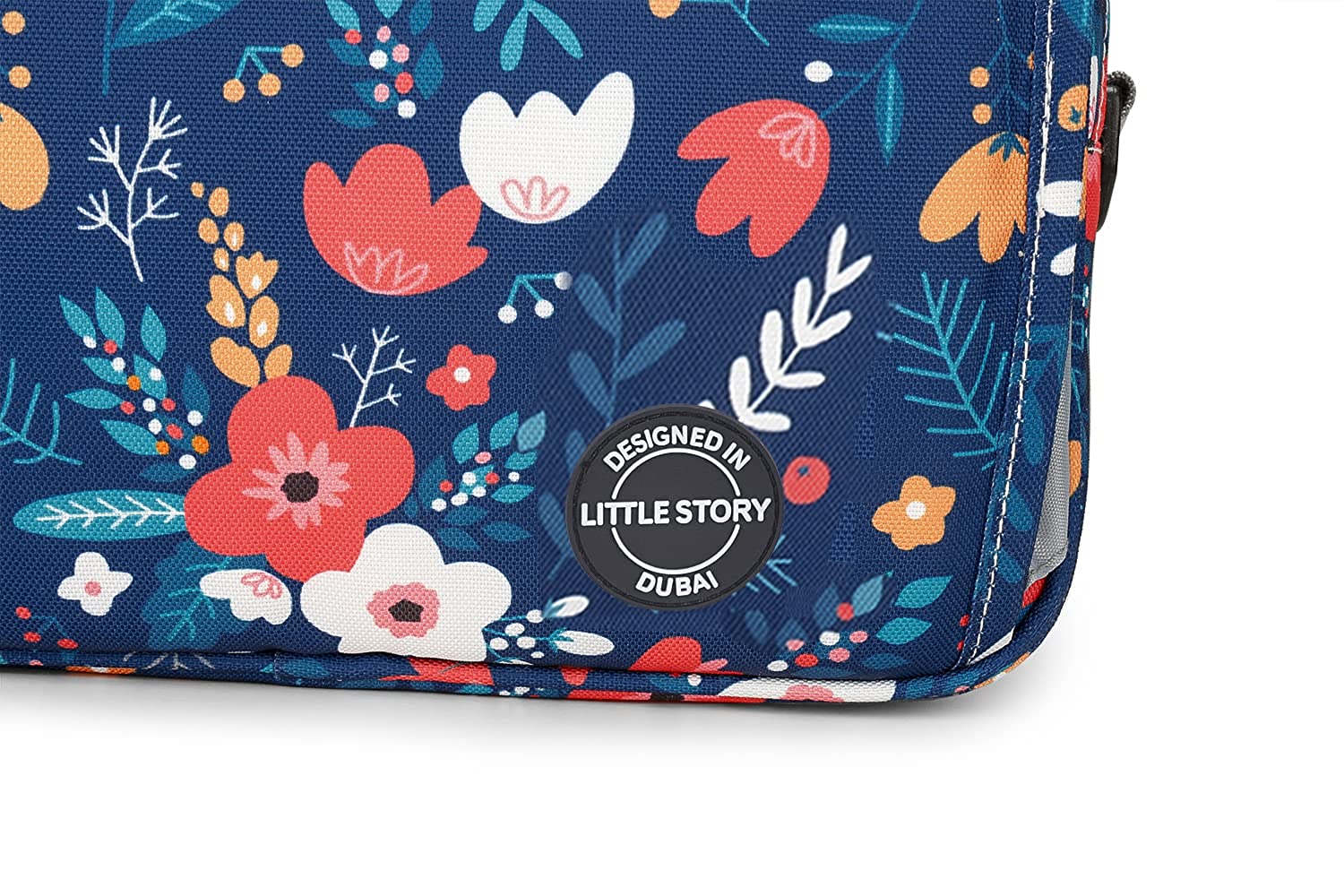 Little Story  Baby Diaper Changing Clutch Kit Floret Blue Little Story Yallatoys
