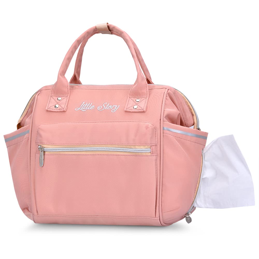 Little Story  Ace Diaper Bag Pink Little Story Yallatoys