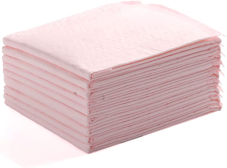 Little Story  Disposable Diaper Changing Mats Pack Of 100Pcs Pink Little Story Yallatoys