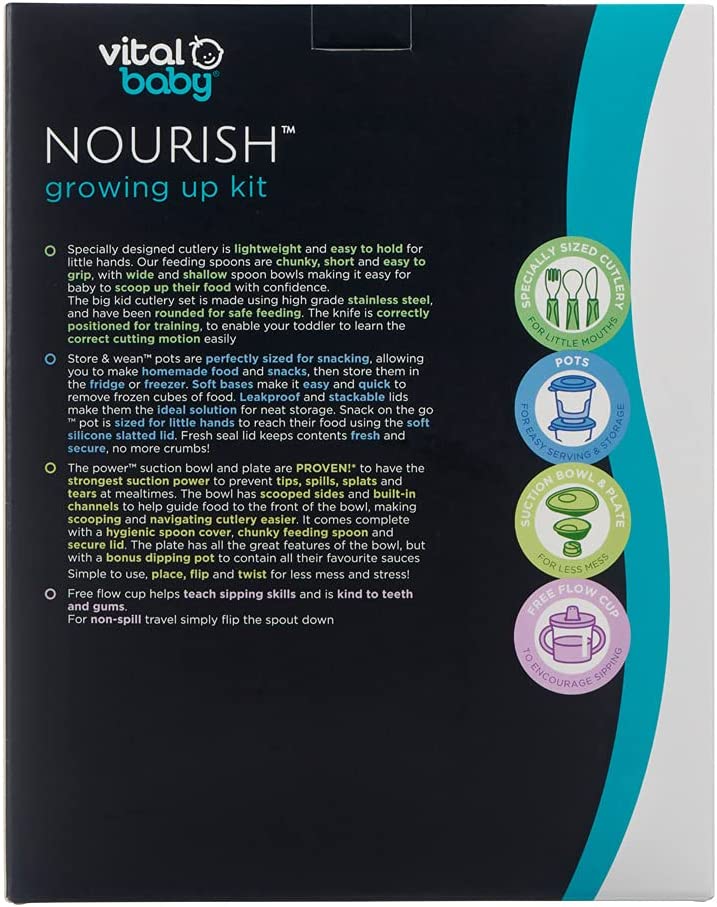 Vital Baby  Nourish Growing Up Kit Pop 9 Months+ Vital Baby Yallatoys