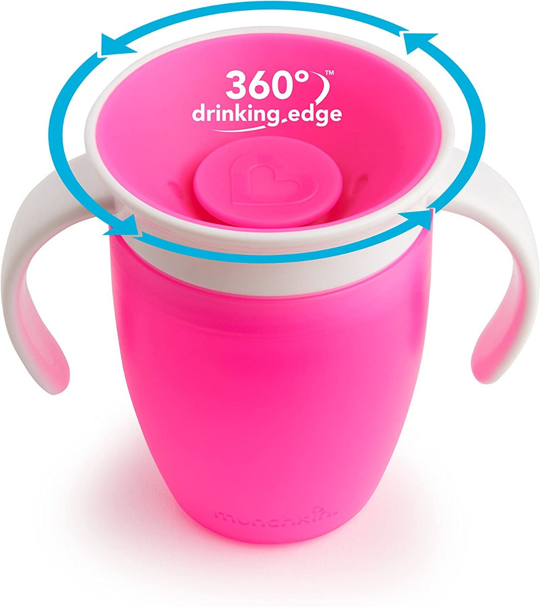 Munchkin  Miracle Trainer  Cup 1Pk 7Oz Pink Munchkin Yallatoys