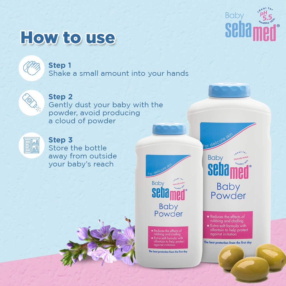Sebamed Baby Powder 200g With Olive Oil Sebamed Yallatoys