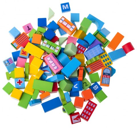 Buy Beilaluna Town Building Blocks 100 Units | Yallatoys.com