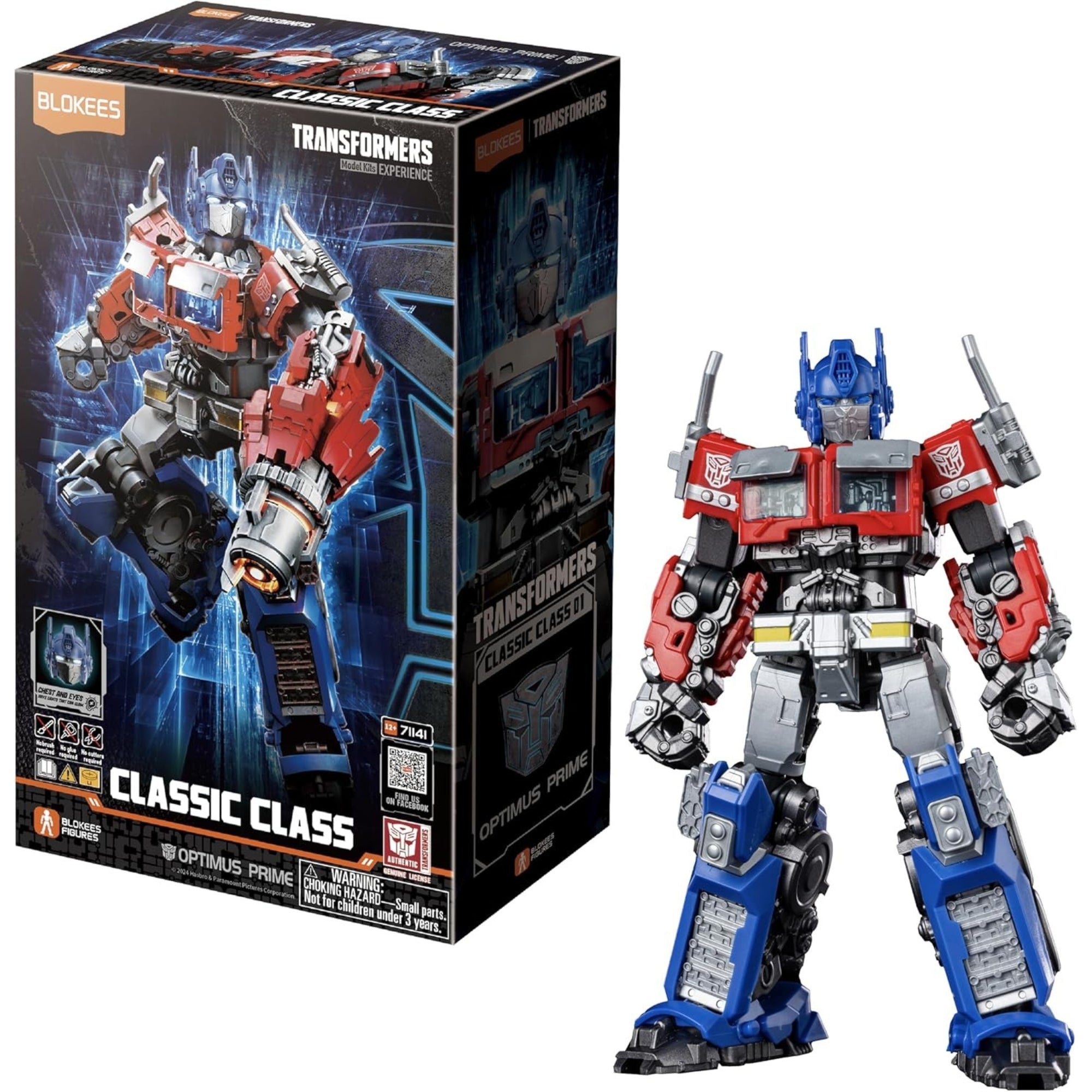 Blokees Transformers Classic Class Optimus Prime 01 Action Figure Assorted Blokees Yallatoys