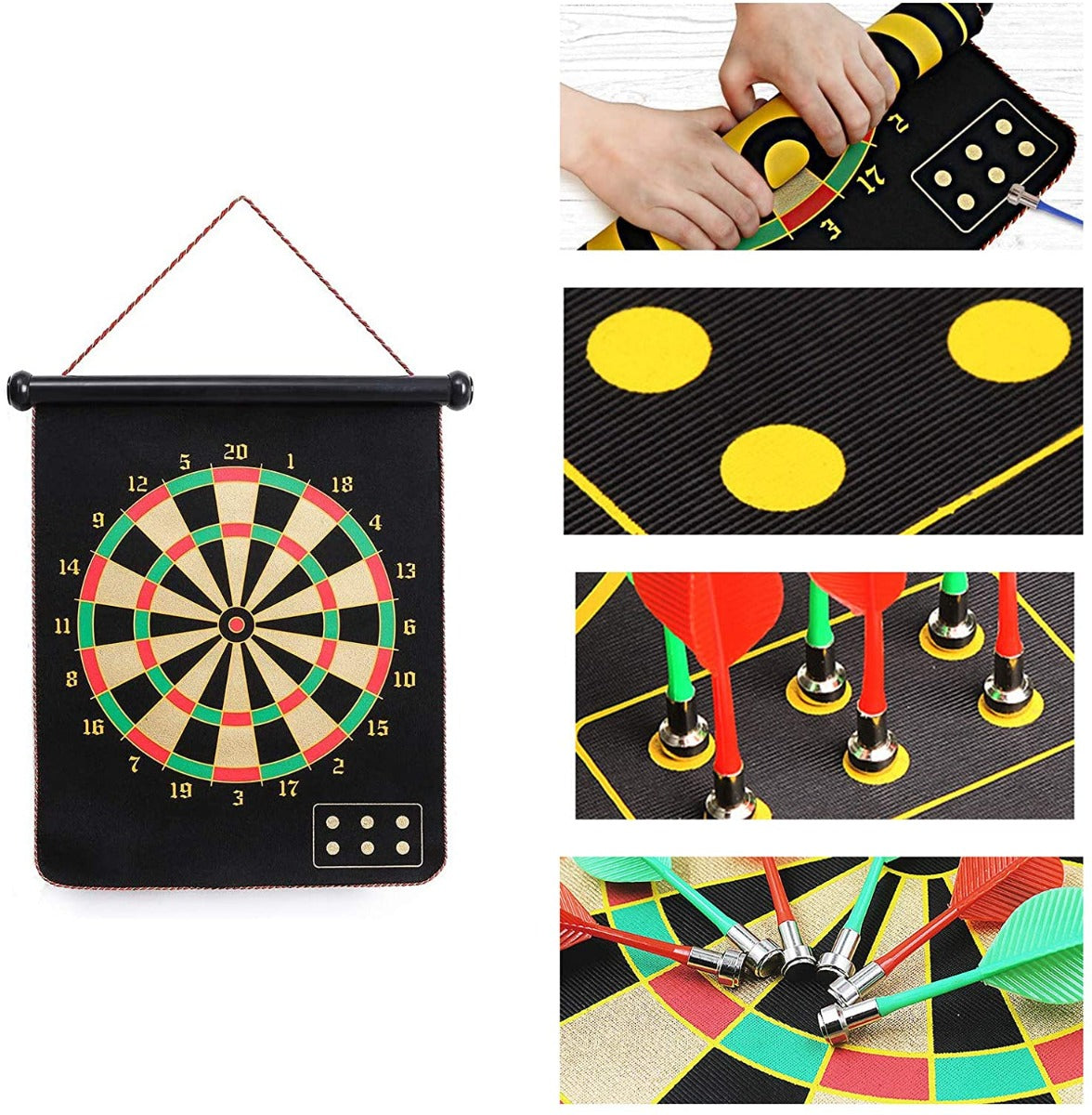 Buy Semoo Magnetic Dart Board Game Double Sided | Yallatoys.com