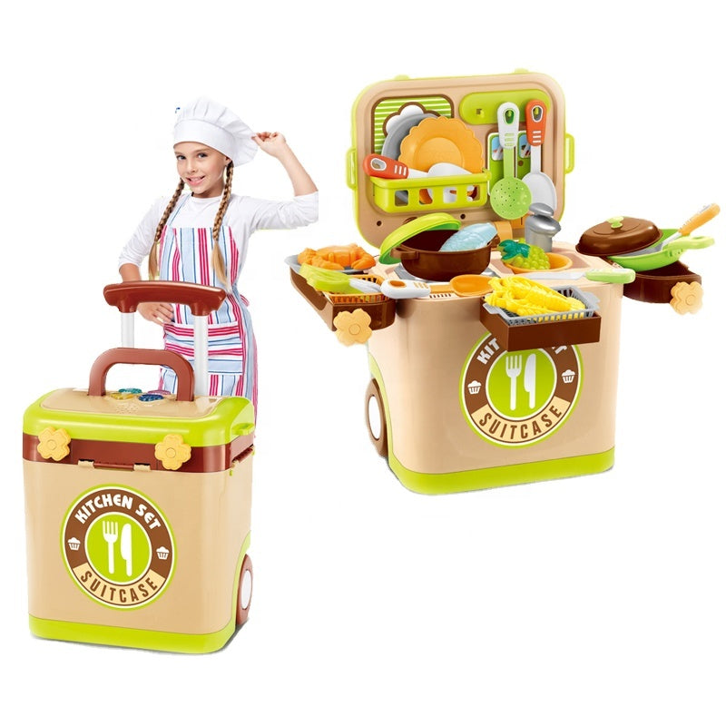 Buy Kids Kitchen Set In Suitcase | Yallatoys.com