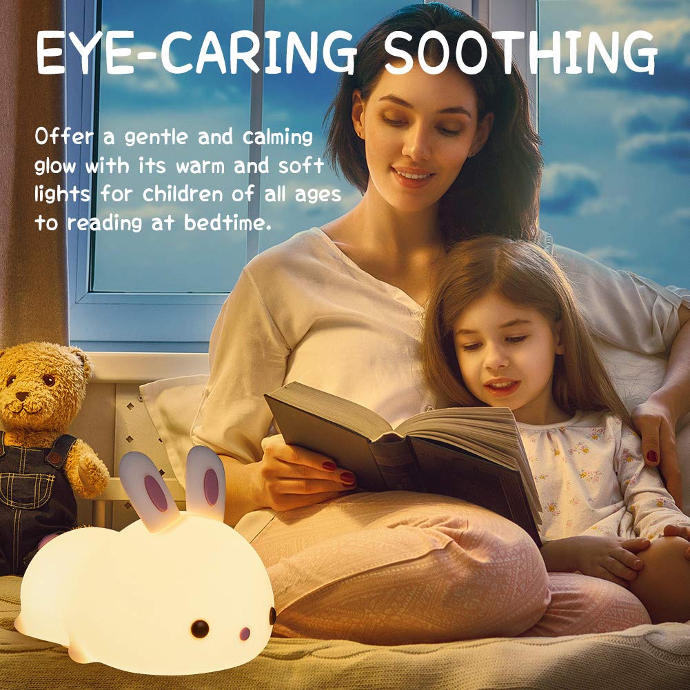 Buy Kids Night Light Bunny Lamp | Yallatoys.com