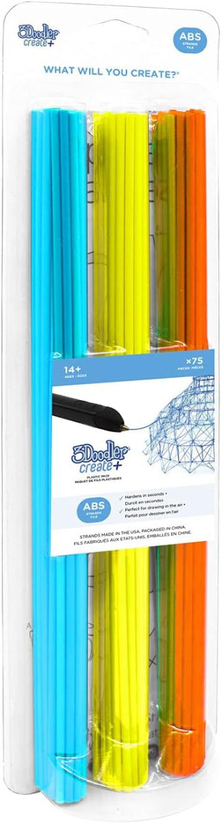 Buy 3Doodler Create ABS 3D Printing Filament Refill Blister Neon 75pcs | Yallatoys.com