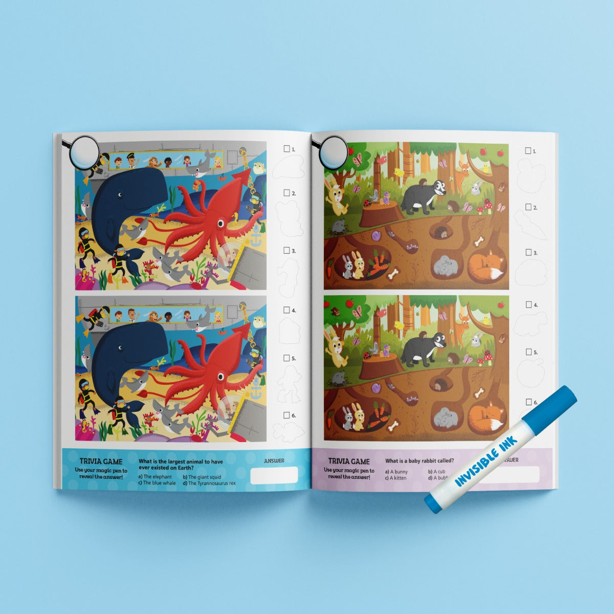 Buy Hinkler Inkredibles Spot the Difference Animal Fun Book | Yallatoys.com