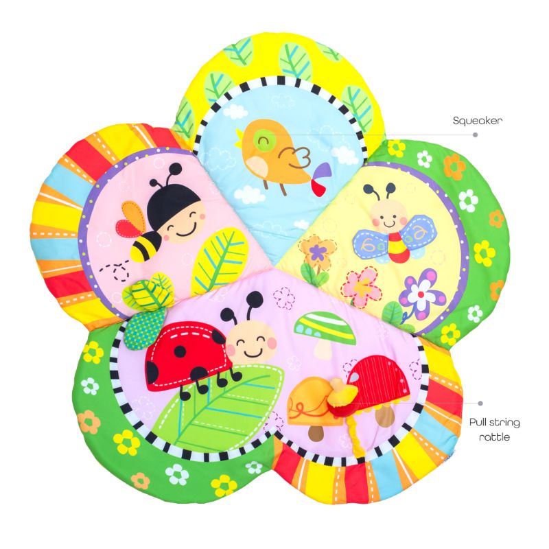 Buy Moon Perky Baby Playmat And Activity Gym Flower | Yallatoys.com
