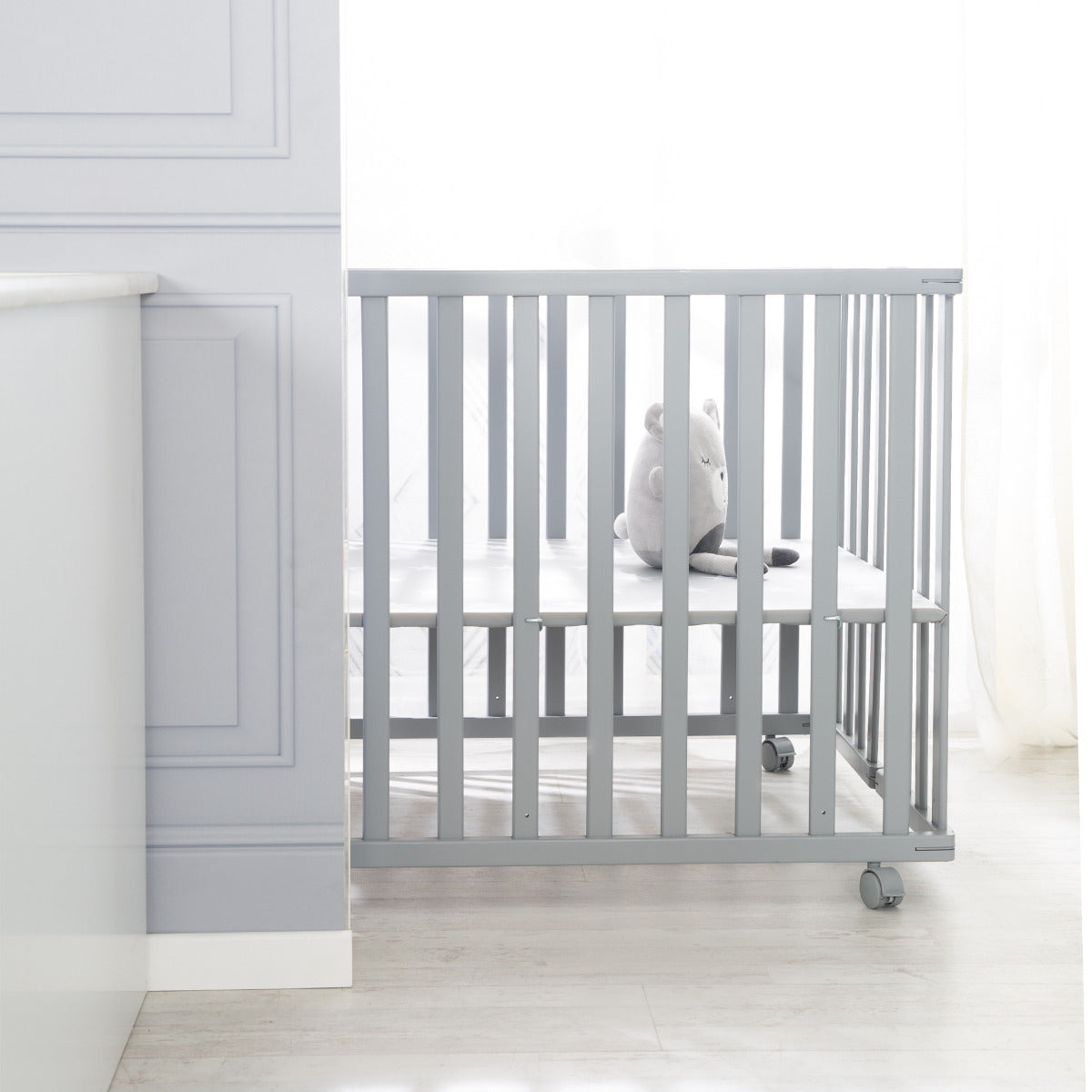 Roba Wooden Foldable Playpen Taupe Roba Yallatoys
