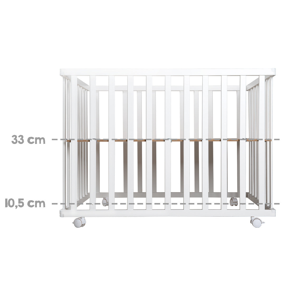 Roba Wooden Foldable Playpen Taupe Roba Yallatoys