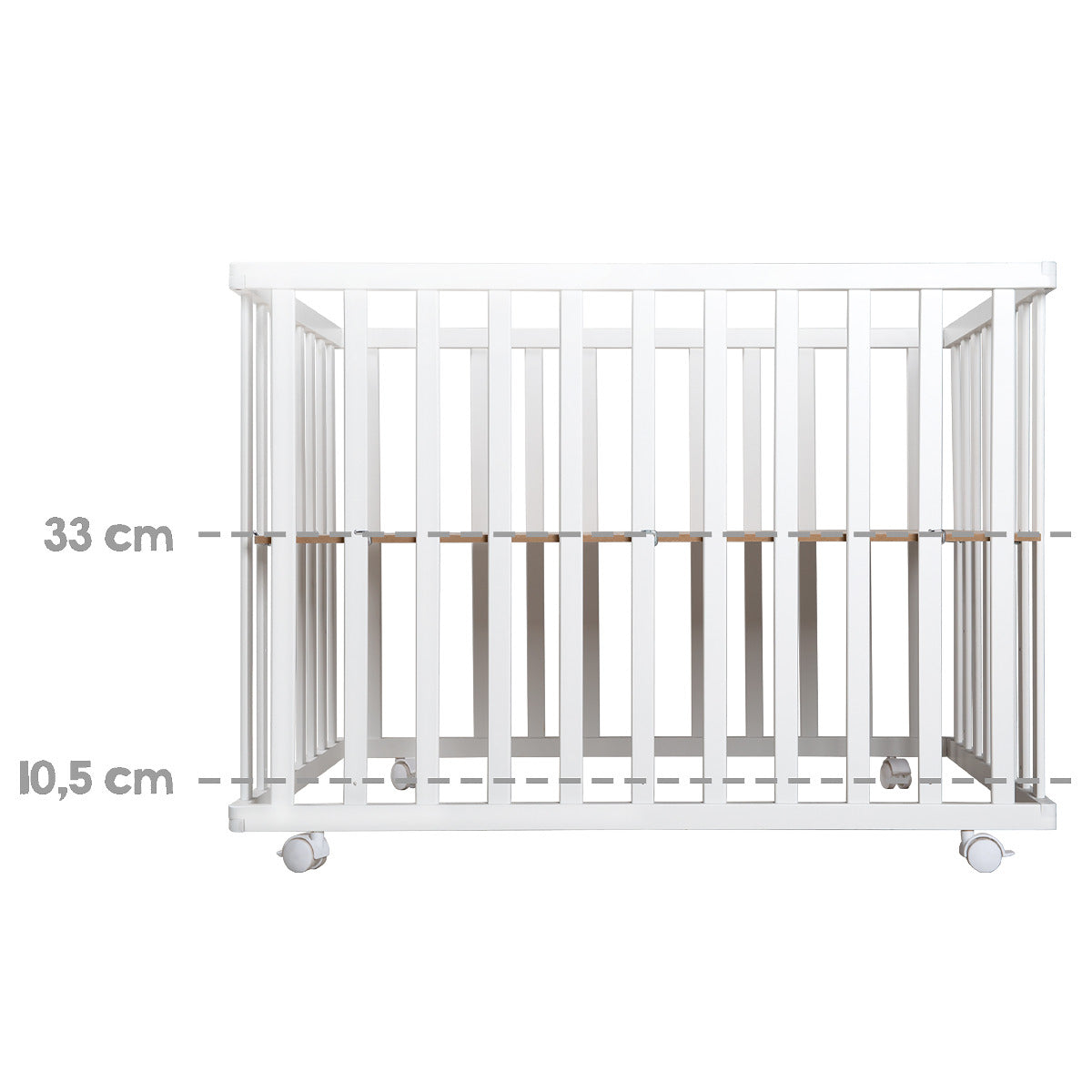 Roba Wooden Foldable Playpen Natural Roba Yallatoys