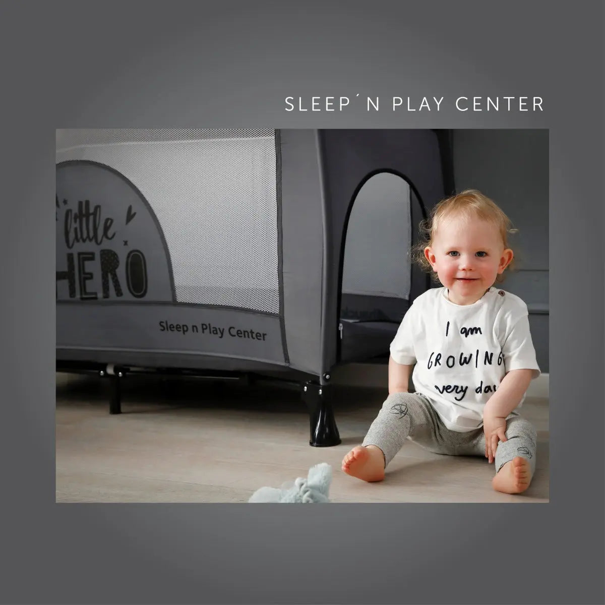 Hauck Sleep N Play Center Travel Cot Little Hero Yallamomz Yallatoys