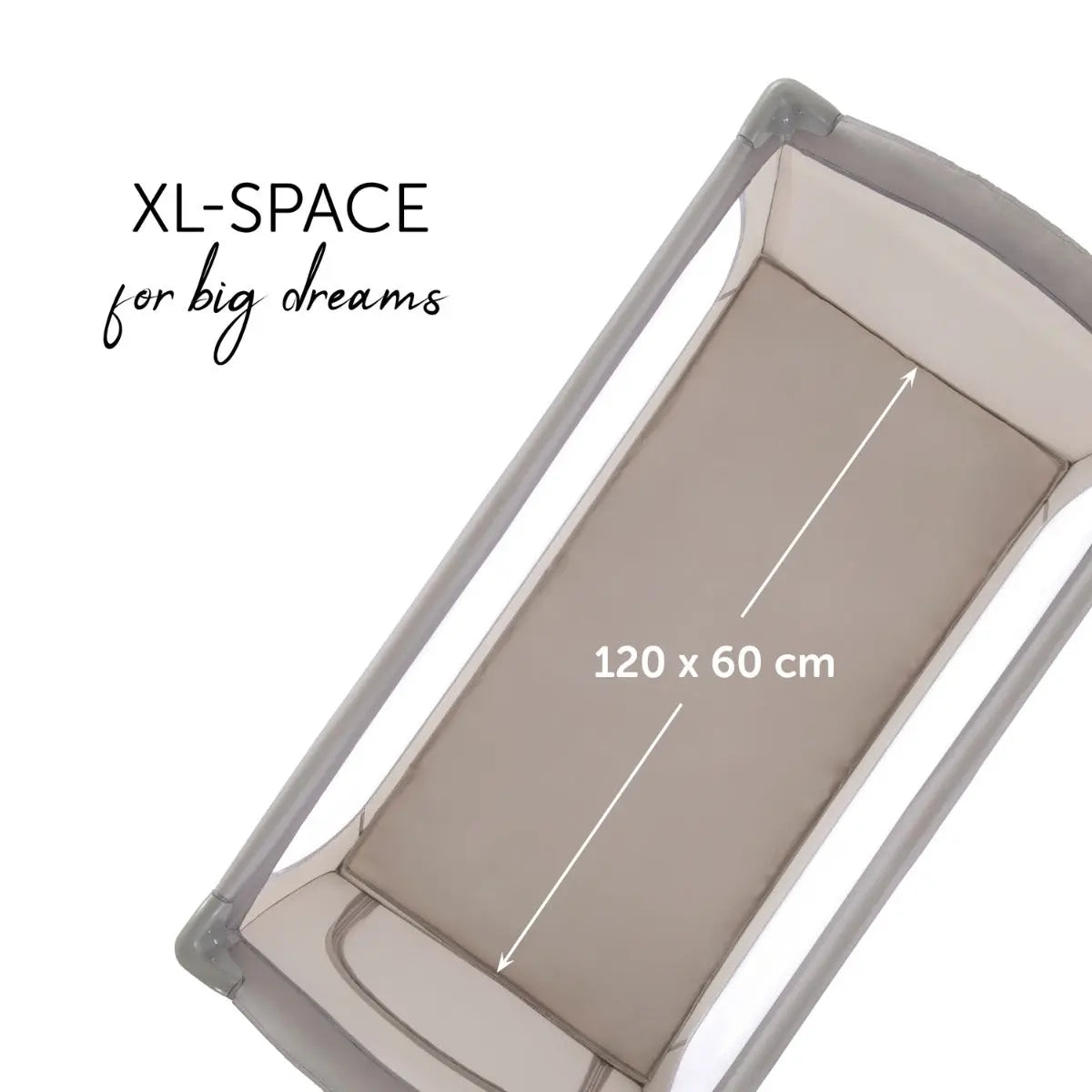 Hauck Sleep'N Play Go Plus 60X120 Cm  /
Beige Hauck