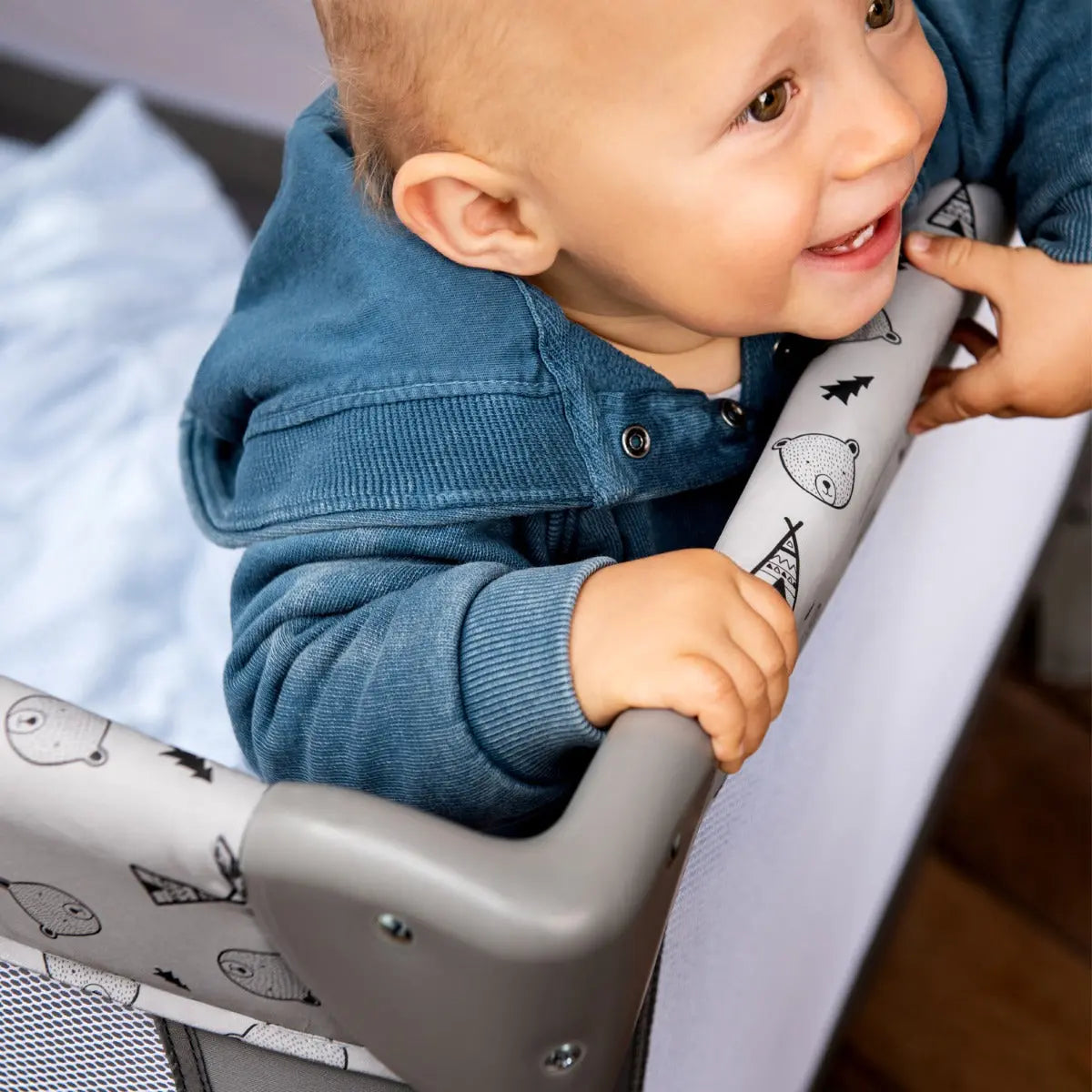 Hauck - Travel Cots Sleep N Play Sq  - Grey Hauck