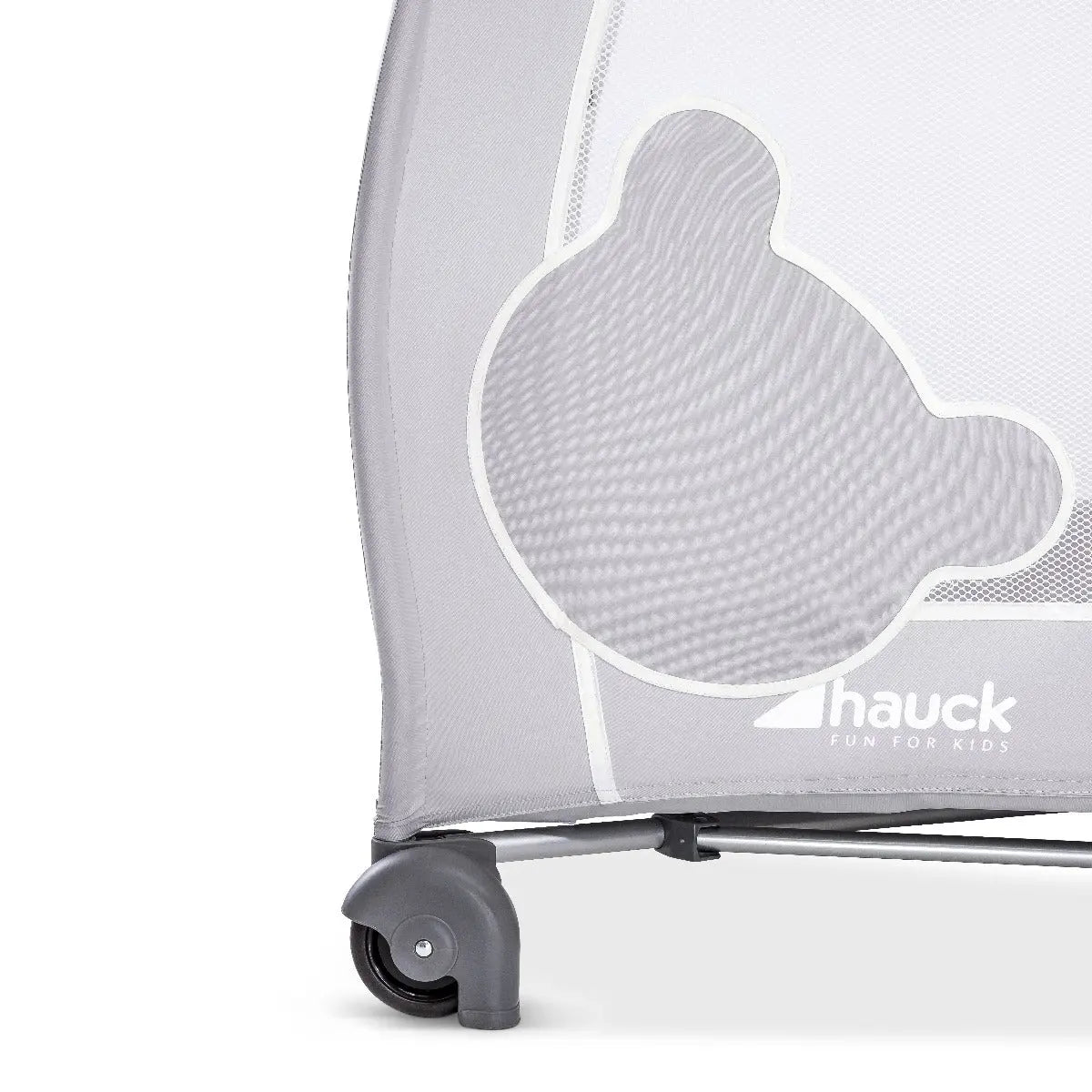Hauck Baby Center Travel Cot Teddy Grey Yallamomz