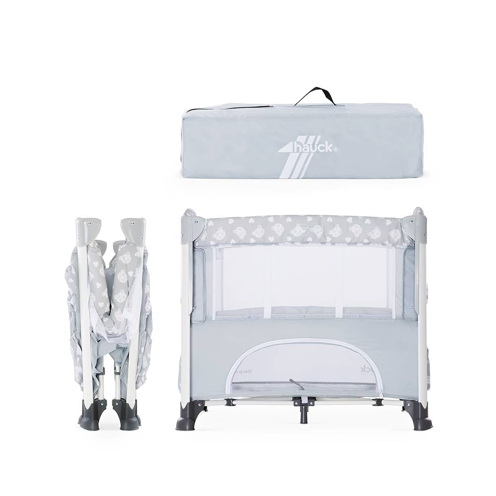 Hauck - Travel Cots Sleep N Care Plus - Grey Hauck Yallatoys