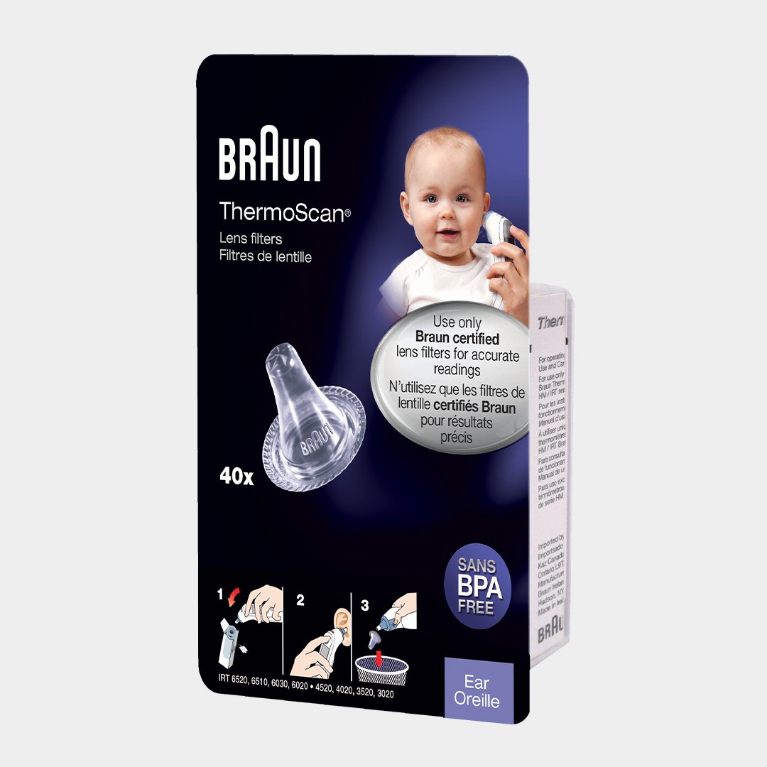 Braun ThermoScan Lens Filters 40 Pcs Braun Yallatoys