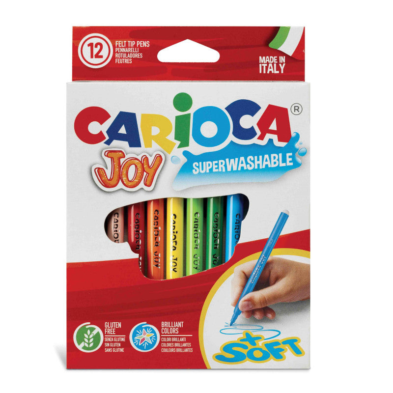 Buy Carioca Joy Box 12pcs Felt Tip Pens | Yallatoys.com
