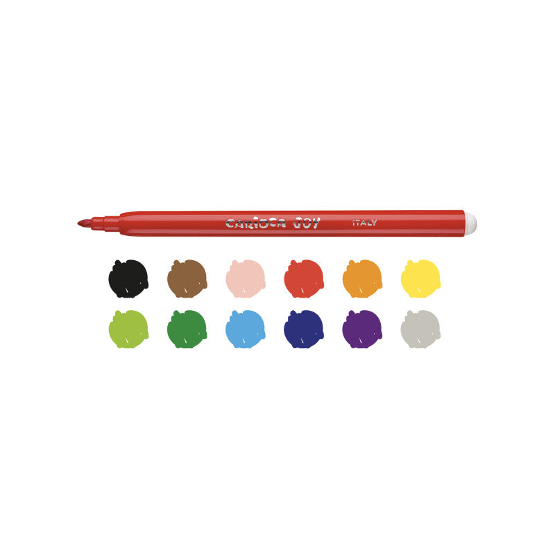 Buy Carioca Joy Box 12pcs Felt Tip Pens | Yallatoys.com