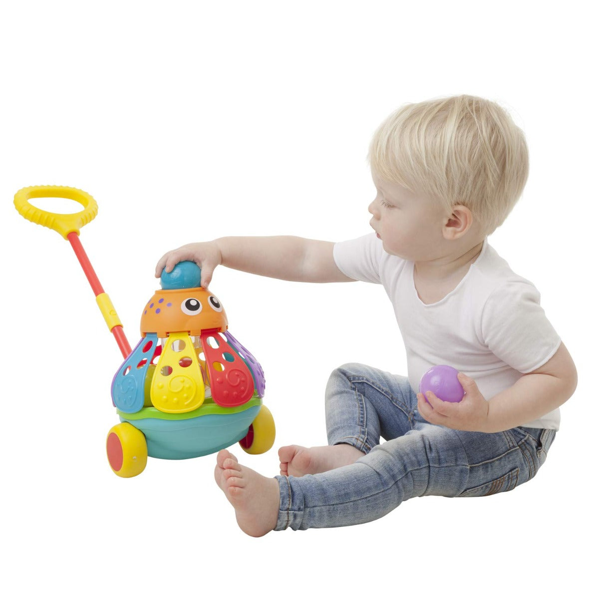 Playgro Push Along Ball Popping Octopus Playgro Yallatoys