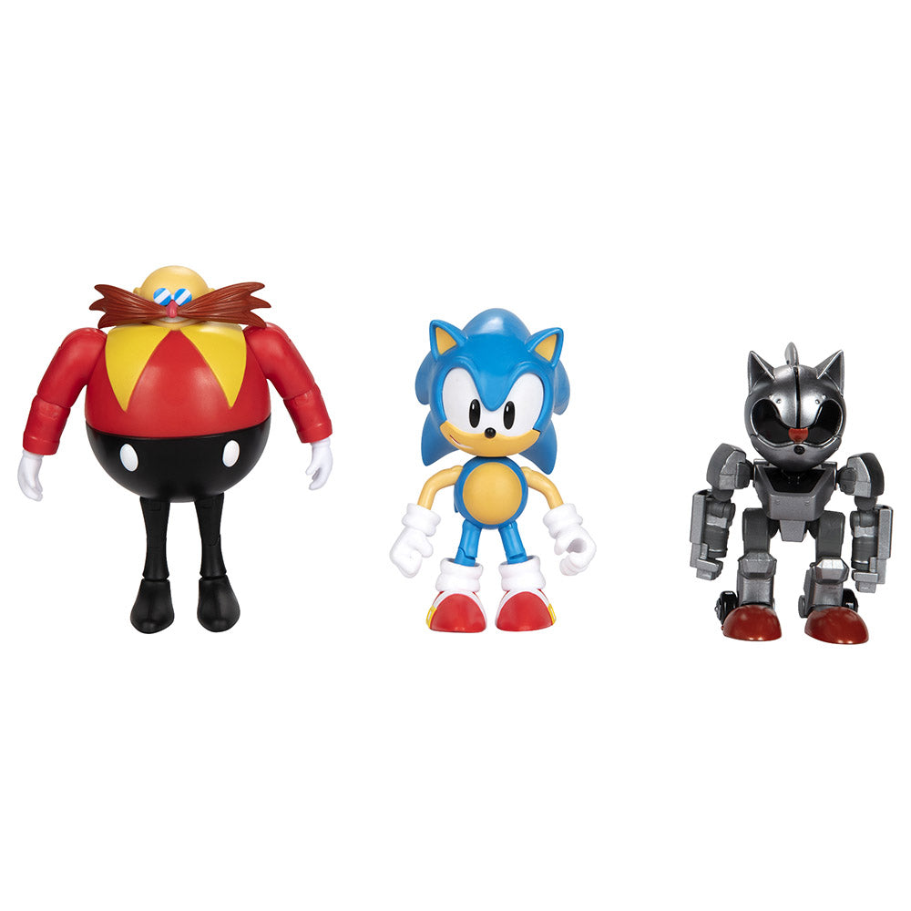 Buy Sonic The Hedgehog 4inch Figure Pack of 3 | Yallatoys.com