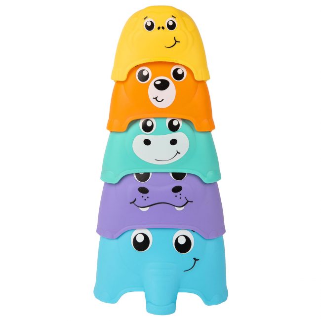 Playgro Stacks Of Animals Sort And Nest Cups Playgro Yallatoys