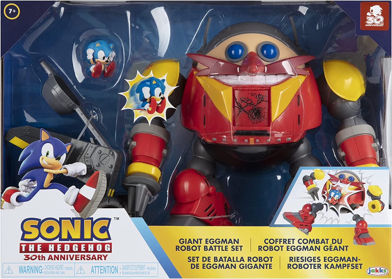 Buy Sonic Giant Eggman Robot Battle Set with Catapult | Yallatoys.com