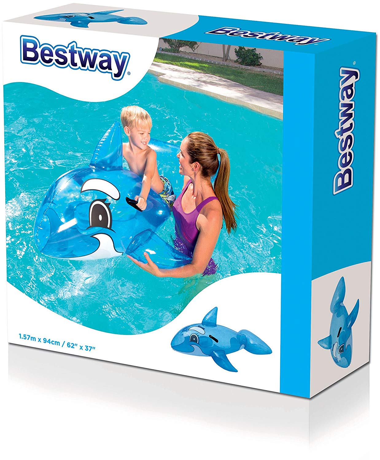 Buy Bestway Transparent Whale Rider | Yallatoys.com