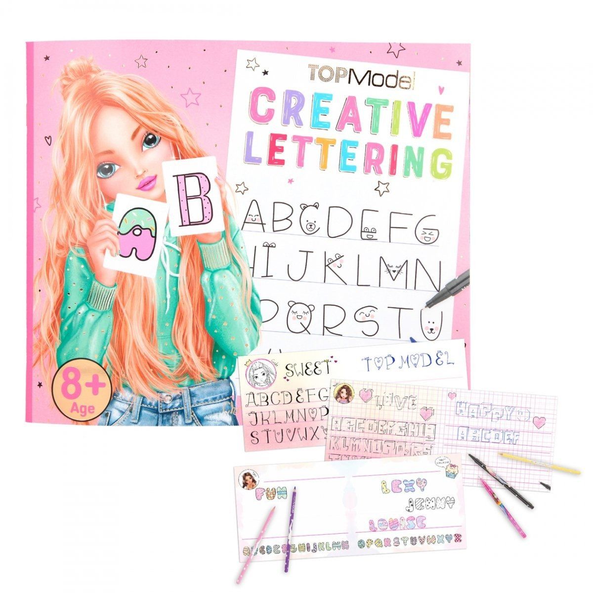 Buy Topmodel Creative Lettering Colouring Book | Yallatoys.com