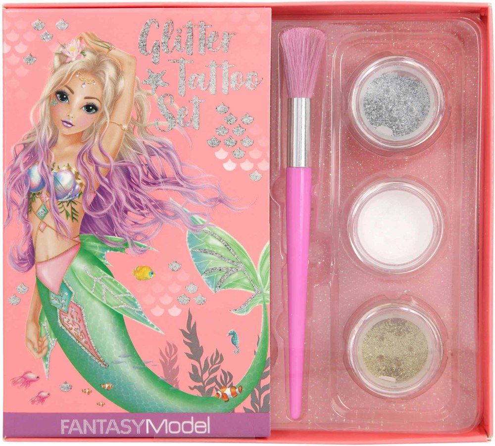Buy Topmodel Fantasy Model Glitter Tattoo Set Mermaid | Yallatoys.com