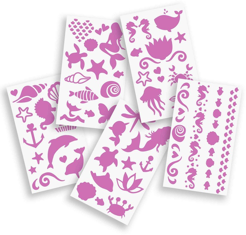 Buy Topmodel Fantasy Model Glitter Tattoo Set Mermaid | Yallatoys.com