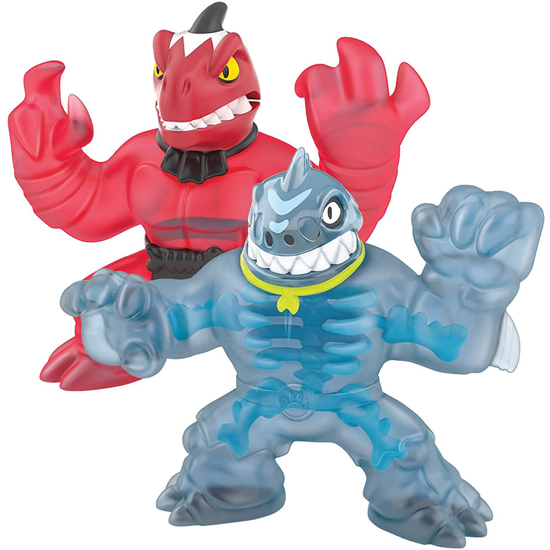 Buy Goo Jit Zoo Dino X-Ray Fossil Faceoff Versus Pack Thrash Vs Verapz | Yallatoys.com