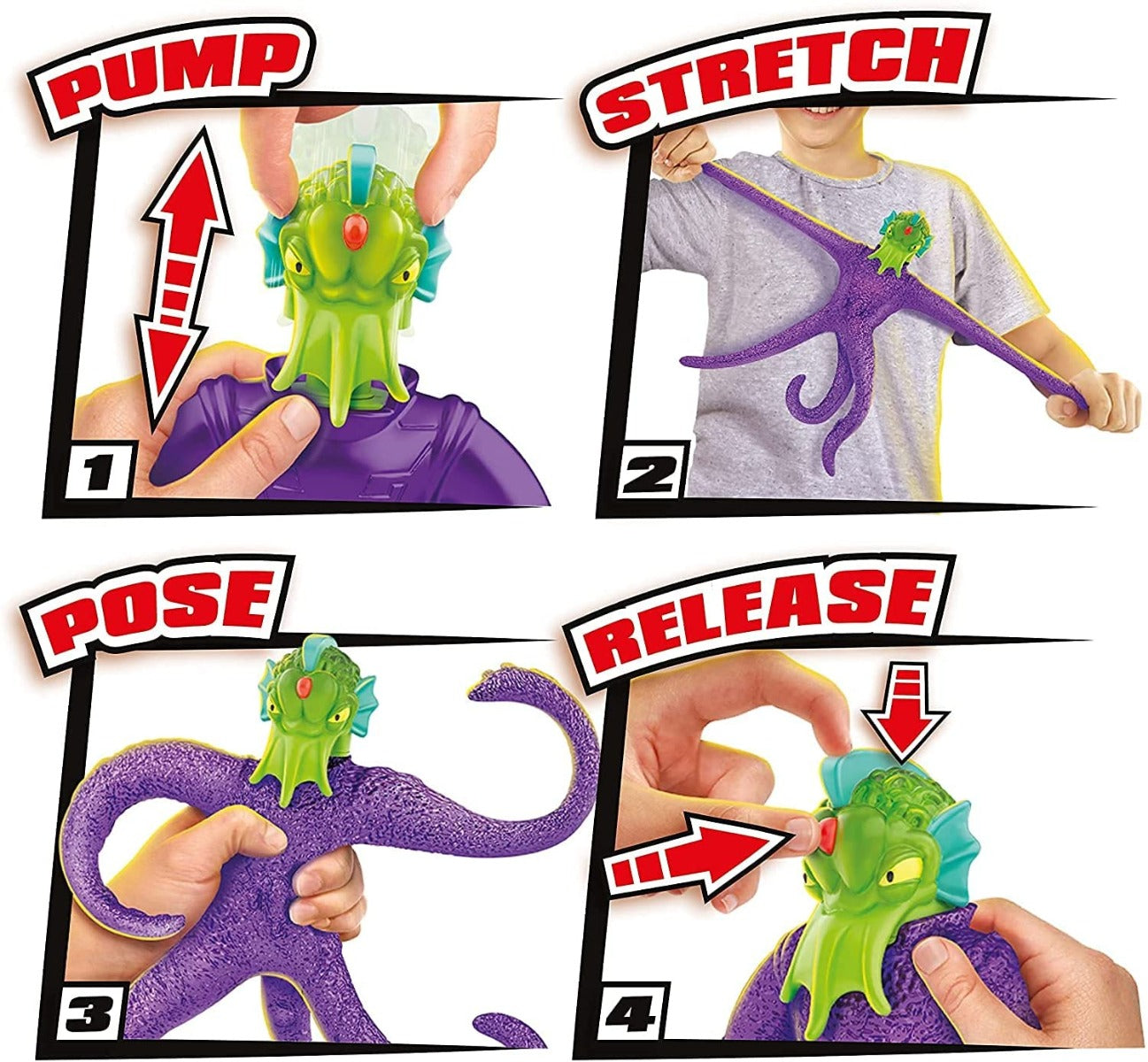 Buy Goo Jit Zu Galaxy Attack Action Figure Pump Power Air Vac Orbitox | Yallatoys.com
