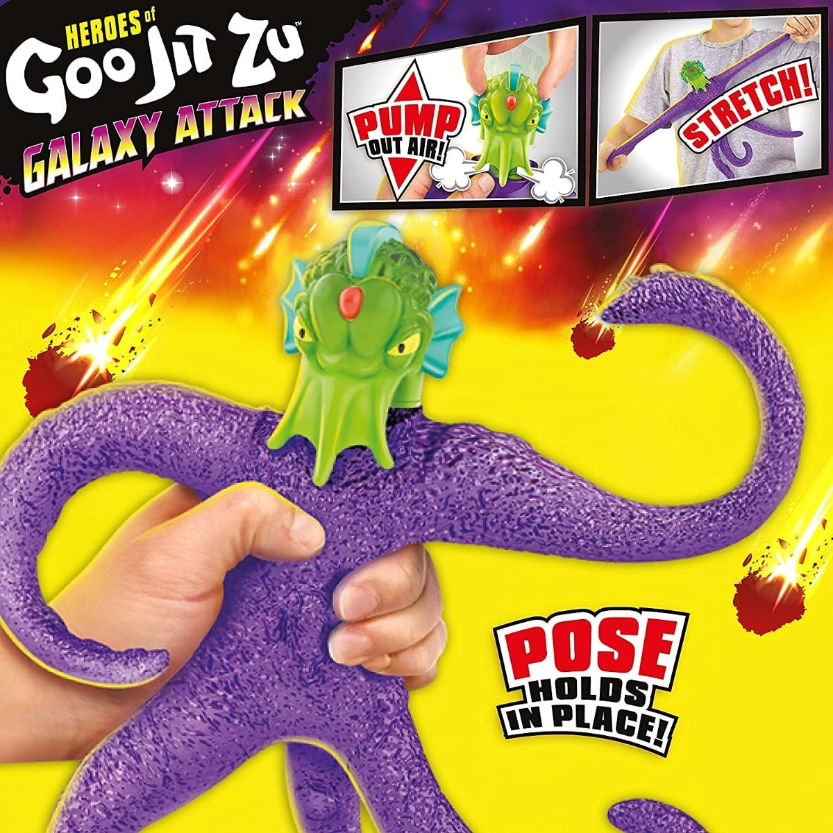 Buy Goo Jit Zu Galaxy Attack Action Figure Pump Power Air Vac Orbitox | Yallatoys.com