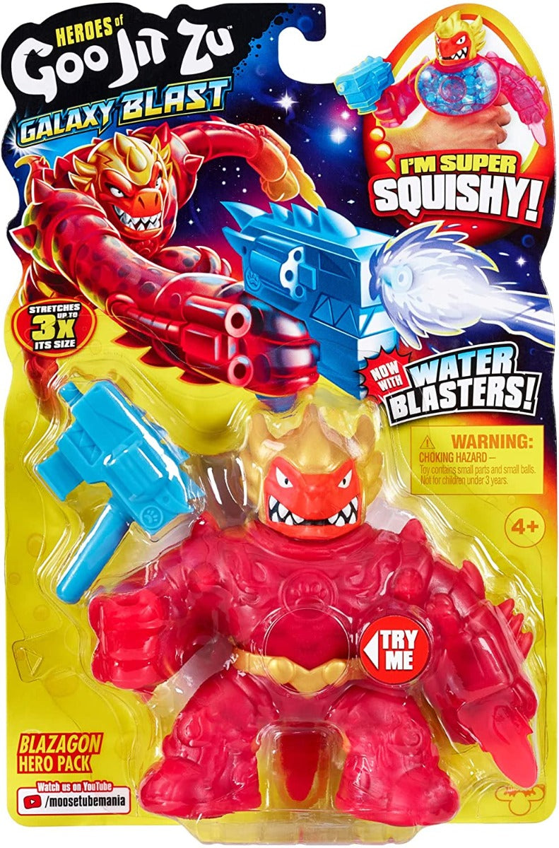 Buy Goo Jit Zu Galaxy Blast Hero Pack Super Squishy Blazagon | Yallatoys.com