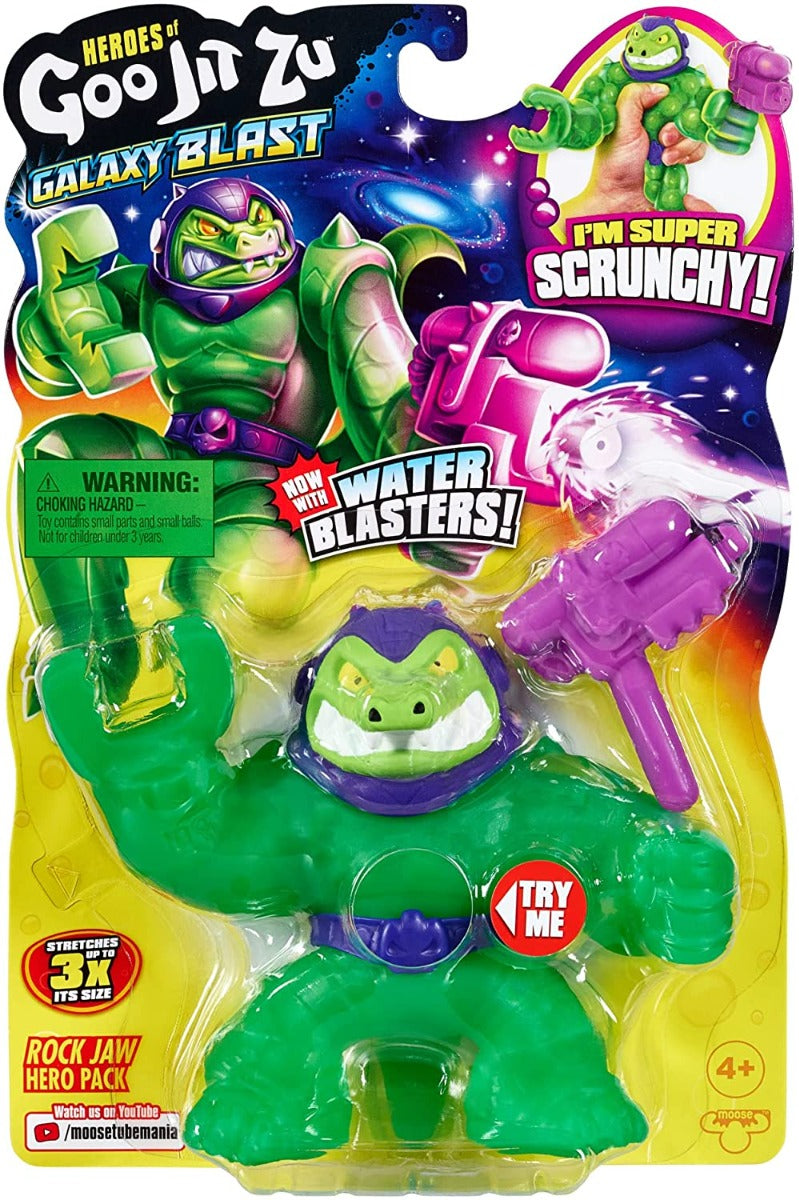 Buy Goo Jit Zu Galaxy Blast Hero Pack Super Scrunchy Rock Jaw | Yallatoys.com