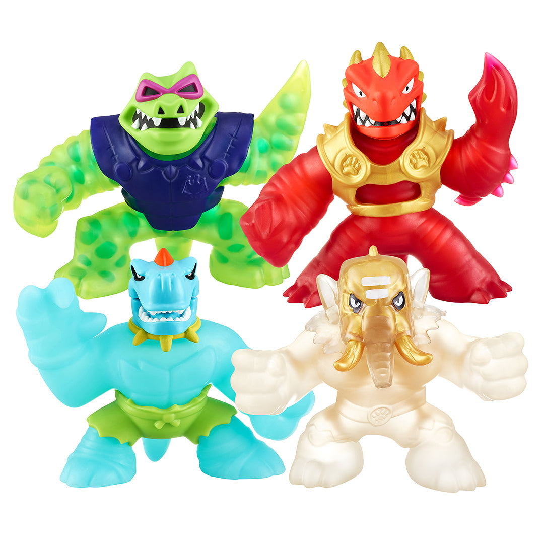 Buy Goo Jit Zu Special Edition All Star 4 Pack Blazagon, Rock Jaw, Tyro, Smashadon | Yallatoys.com