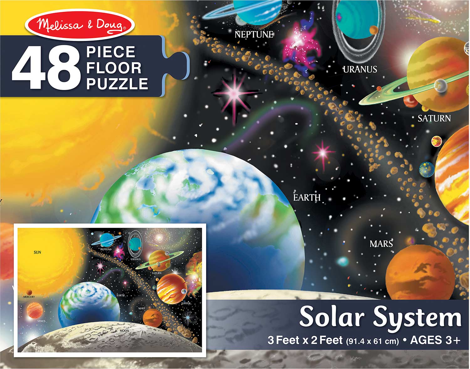 Buy Solar System Floor (48 Pc) | Yallatoys.com