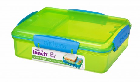 Buy Sistem 975ml Snack Attack Duo Lunch Box (Sold Separately Subject to Availability) | Yallatoys.com