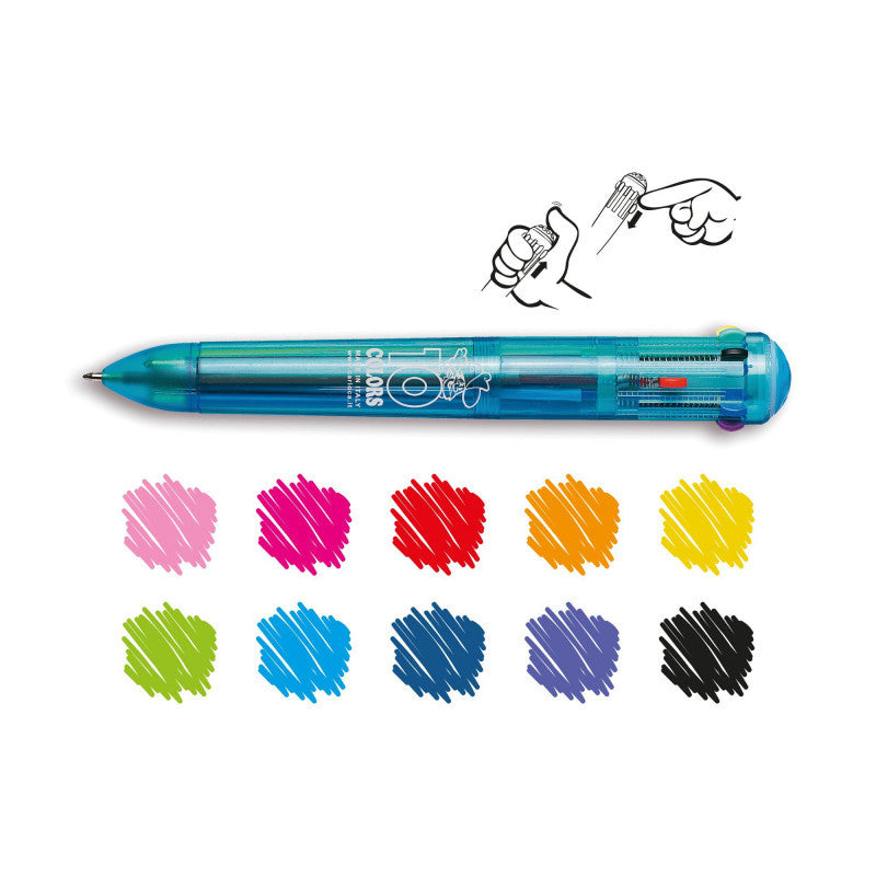 Buy Carioca 10 Colors Fluo 1pc | Yallatoys.com