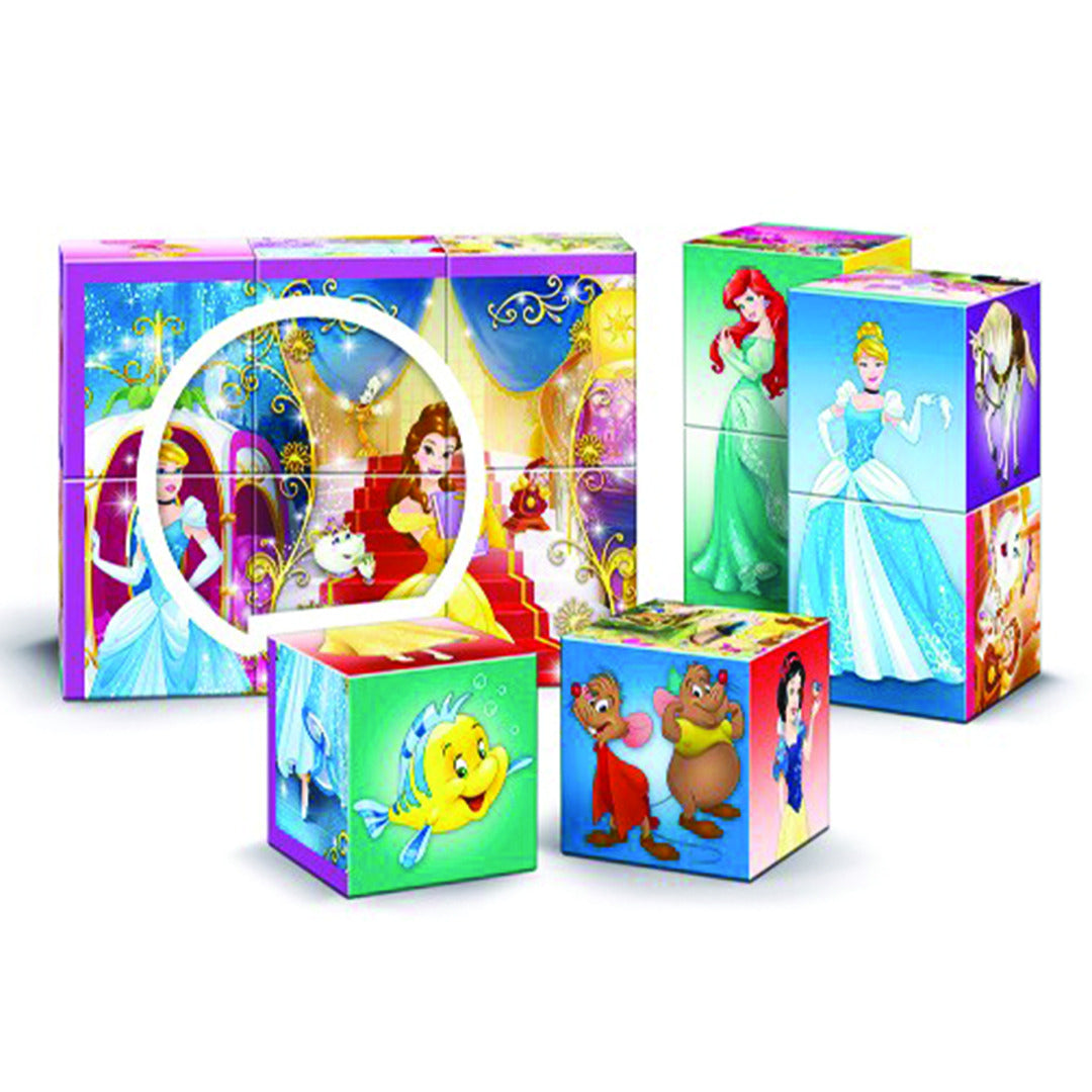 Buy Clementoni Cube Puzzle Princess 12 Cubes Play Multi Colour | Yallatoys.com