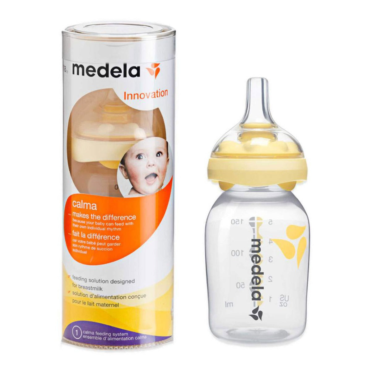 Medela Calma With Breastmilk Bottle 150Ml Medela Yallatoys